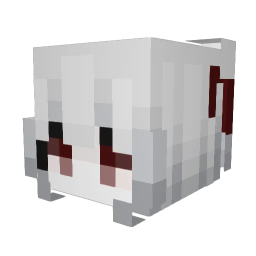 CHKCH Minecraft avatar head, 3D render