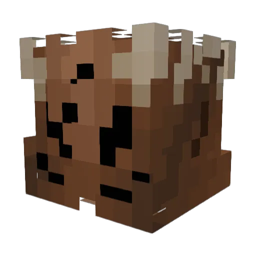 CHLaroche Minecraft avatar head, 3D render