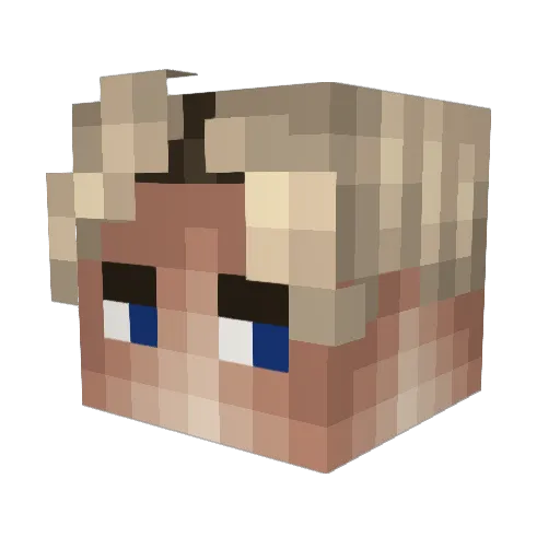 CHMIELIK320 Minecraft avatar head, 3D render
