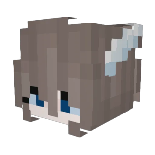 CHOCOPOT2142 Minecraft avatar head, 3D render