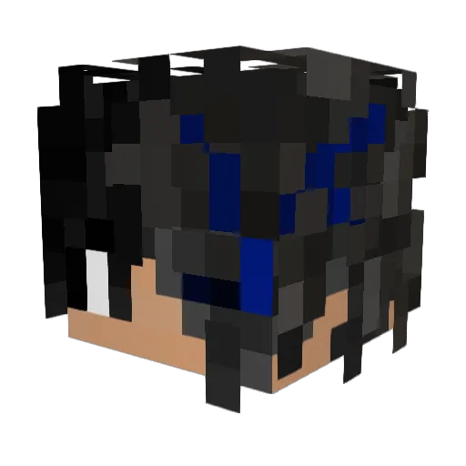 CHOGONGSAENG Minecraft avatar head, 3D render