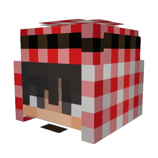 CHOPSON420 Minecraft avatar head, 3D render