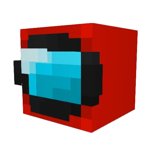 CHOPZDUB Minecraft avatar head, 3D render