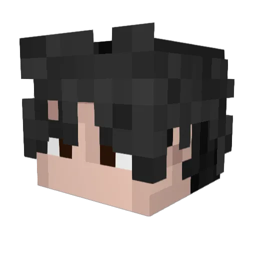 CHR1SPHX Minecraft avatar head, 3D render