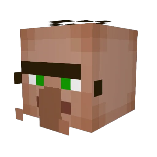 CHRIIIIISSS Minecraft avatar head, 3D render