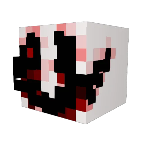 CHRISTIANSALVATI Minecraft avatar head, 3D render