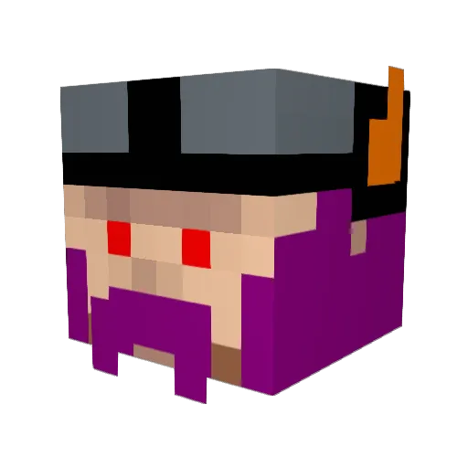 CHRIS_HATFIELD Minecraft avatar head, 3D render