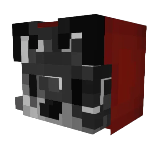CHTripleYT Minecraft avatar head, 3D render
