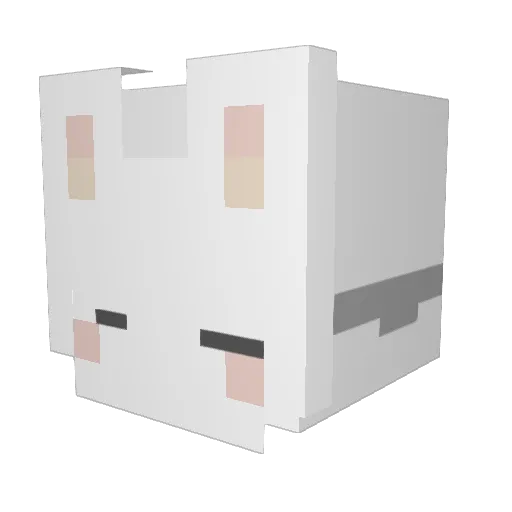 CHUGGA1006 Minecraft avatar head, 3D render