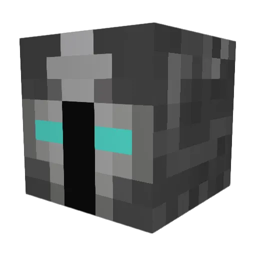 CHUWIQ Minecraft avatar head, 3D render