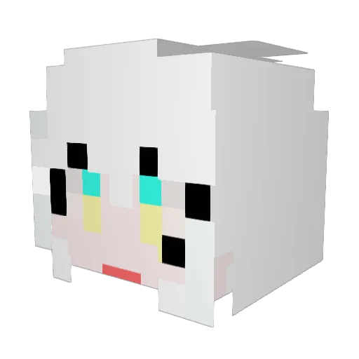 CHeo_Ri Minecraft avatar head, 3D render