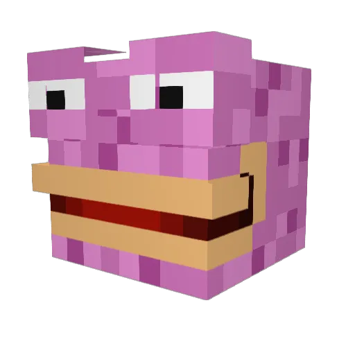 CHiLL_95 Minecraft avatar head, 3D render