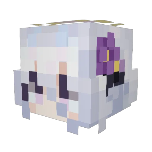 CHyanshu Minecraft avatar head, 3D render