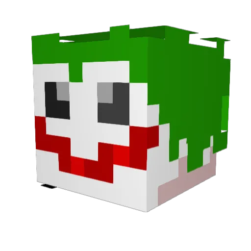 CIASTEK12 Minecraft avatar head, 3D render