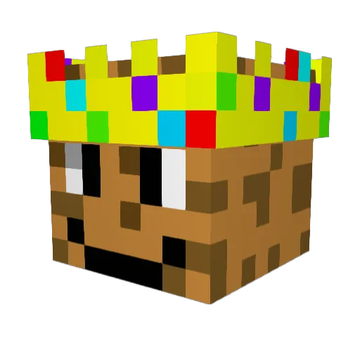 CIASTEK_Y Minecraft avatar head, 3D render