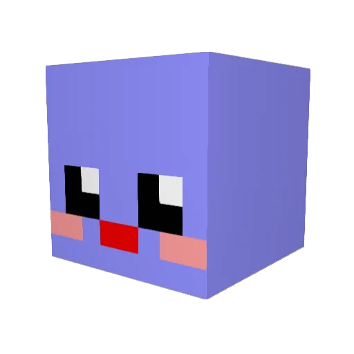 CIDERwithME Minecraft avatar head, 3D render