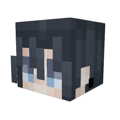 CIDragos Minecraft avatar head, 3D render