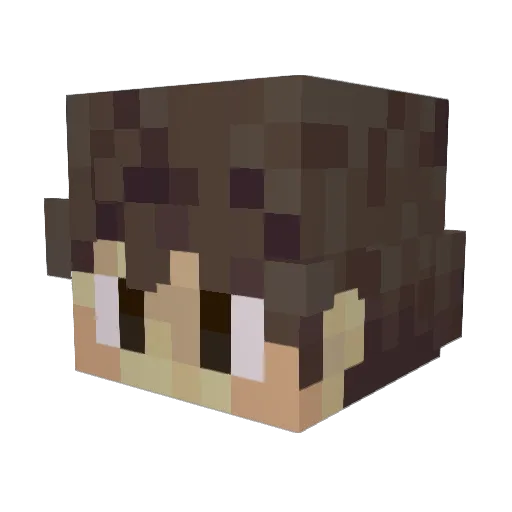 CIEYNE Minecraft avatar head, 3D render