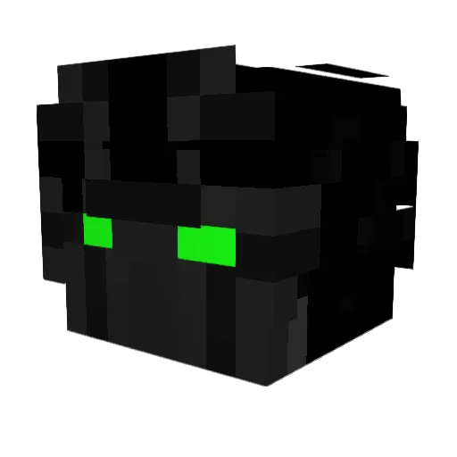 CII3 Minecraft avatar head, 3D render