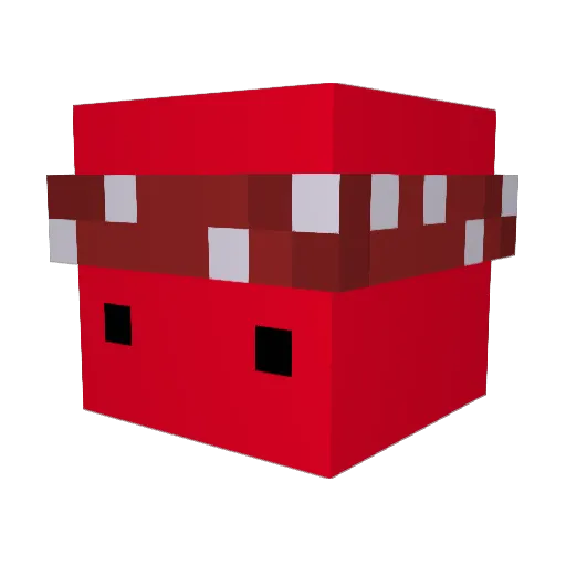 CINARASRIN Minecraft avatar head, 3D render
