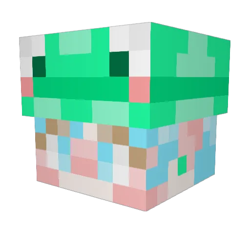 CINTIQUE Minecraft avatar head, 3D render