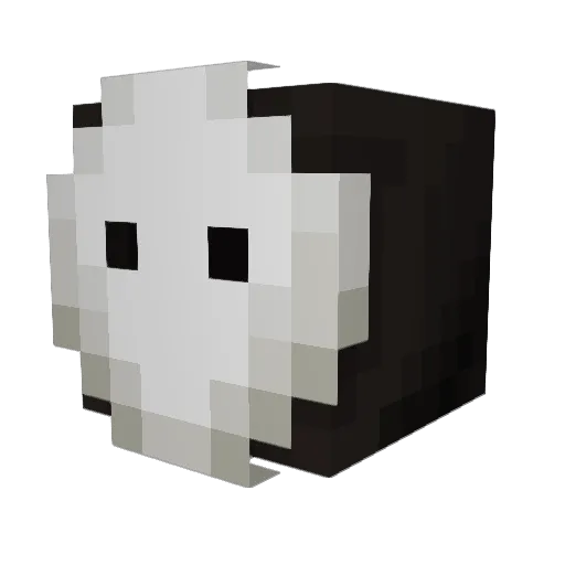 CINykyrian Minecraft avatar head, 3D render