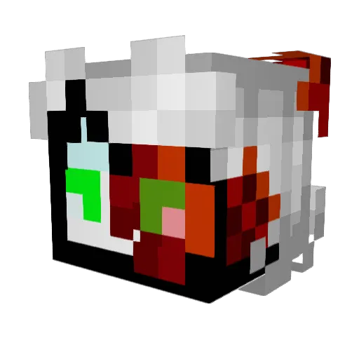 CIover_FieId Minecraft avatar head, 3D render