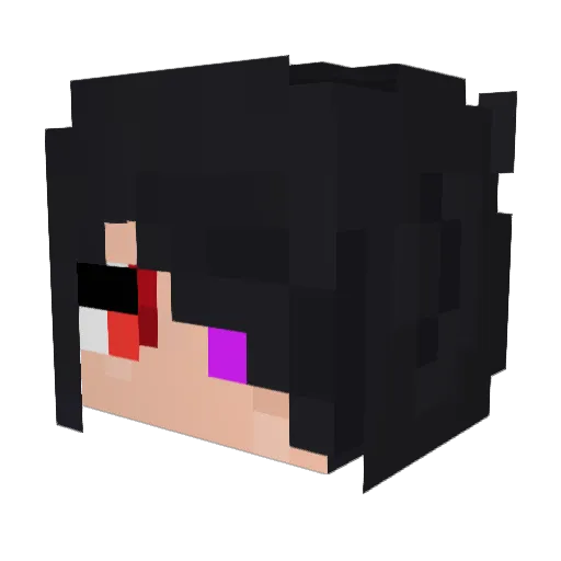 CIqft Minecraft avatar head, 3D render