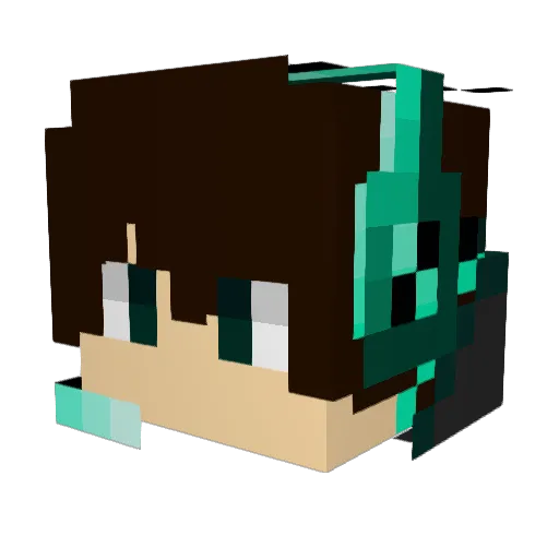 CJDADJ93 Minecraft avatar head, 3D render