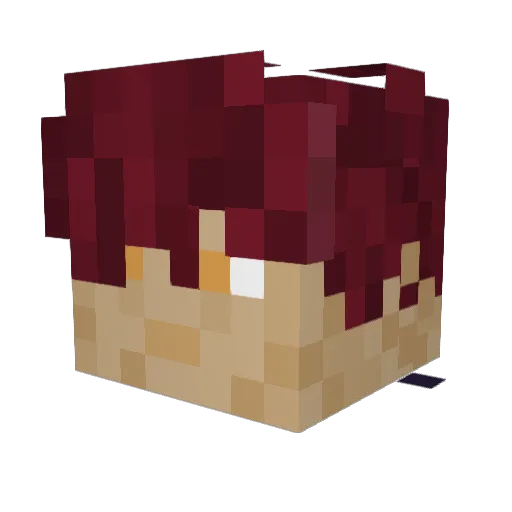 CJFoster Minecraft avatar head, 3D render