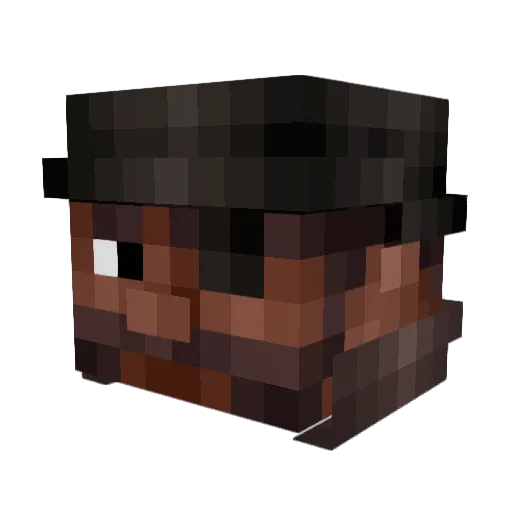 CJHawk13 Minecraft avatar head, 3D render