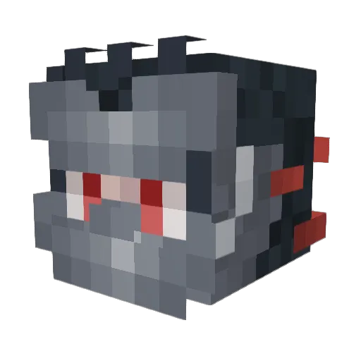CJM3LFC Minecraft avatar head, 3D render