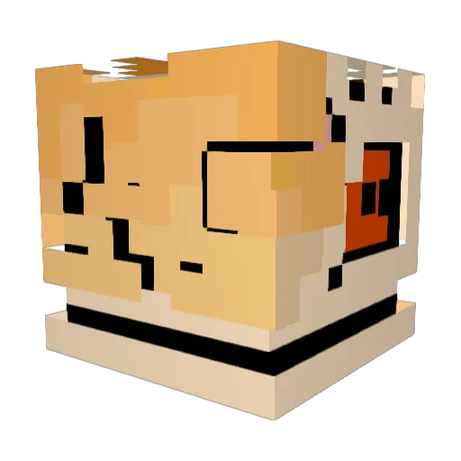 CJMaralith Minecraft avatar head, 3D render
