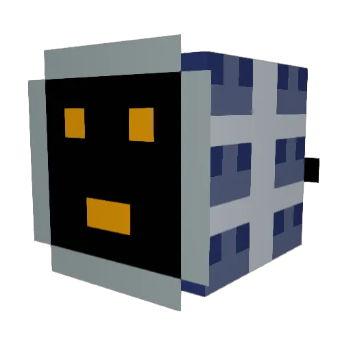 CJMationsYT Minecraft avatar head, 3D render