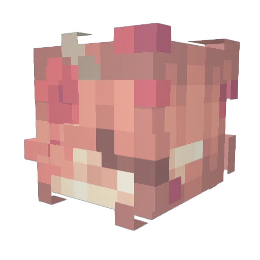 CJMoney Minecraft avatar head, 3D render