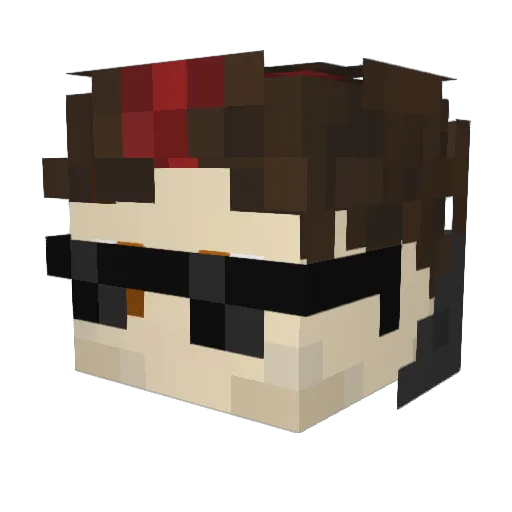CJTheDragonEater Minecraft avatar head, 3D render