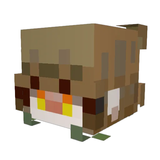 CJWin5583591 Minecraft avatar head, 3D render