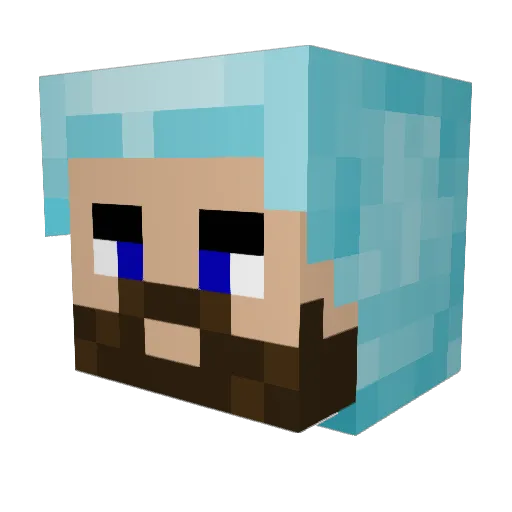 CJWinnett Minecraft avatar head, 3D render