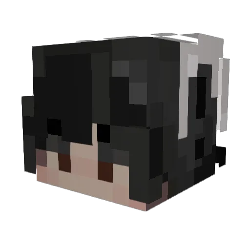 CJ_Inkling Minecraft avatar head, 3D render