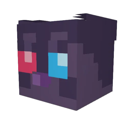CJ_the_Piglin Minecraft avatar head, 3D render
