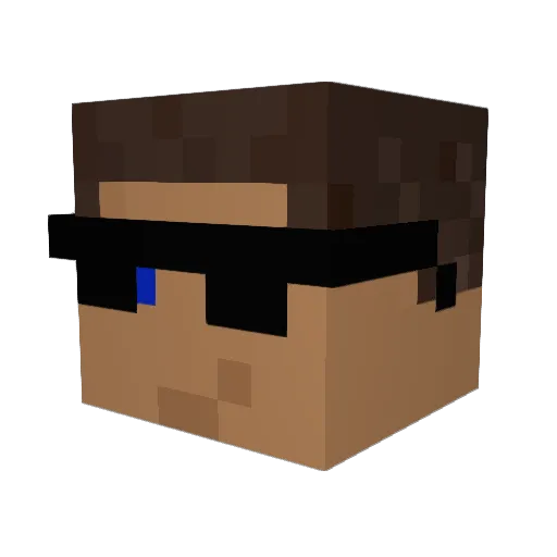 CJenssen Minecraft avatar head, 3D render