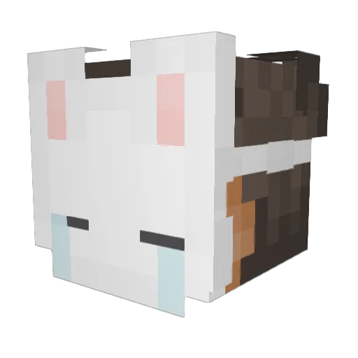 CJlaCTu Minecraft avatar head, 3D render