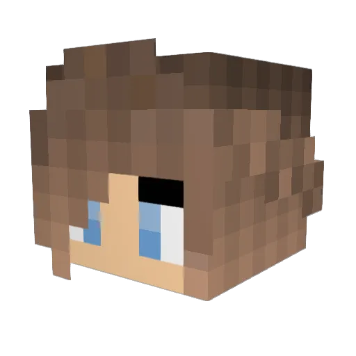 CJoyce Minecraft avatar head, 3D render