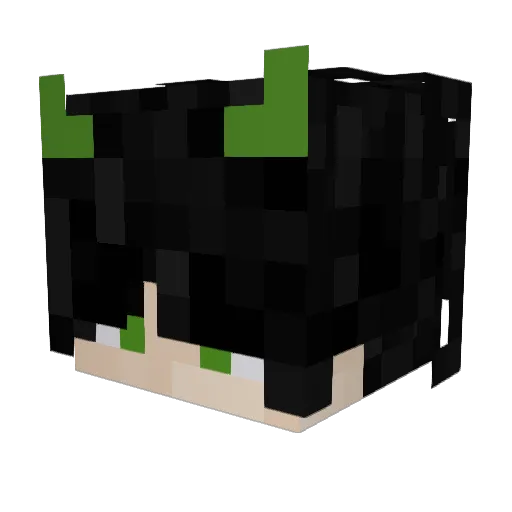 CJplays1798 Minecraft avatar head, 3D render