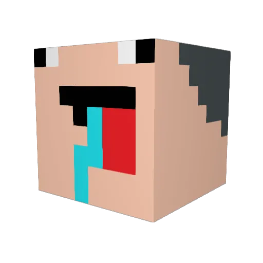 CJsPizzeria7 Minecraft avatar head, 3D render