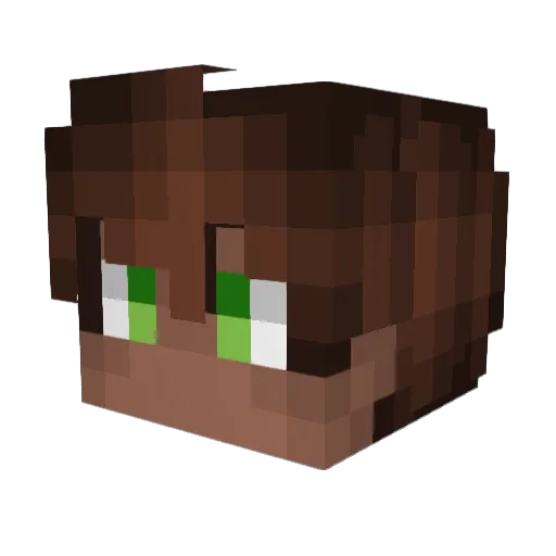 CJthaKAGE Minecraft avatar head, 3D render