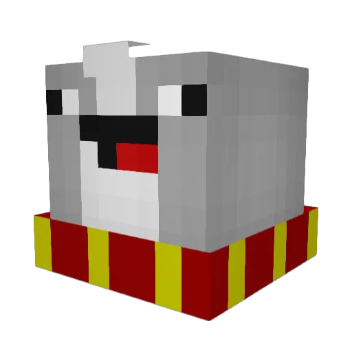 CJunior02 Minecraft avatar head, 3D render