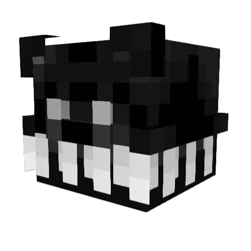 CJxsqdl Minecraft avatar head, 3D render