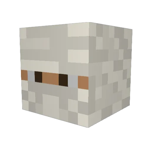 CK02flabba Minecraft avatar head, 3D render