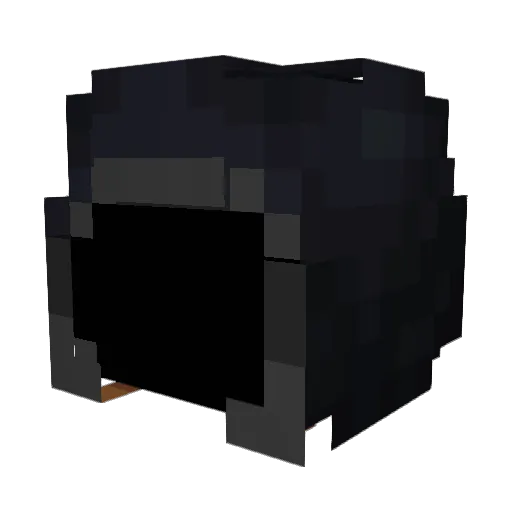 CK1N53 Minecraft avatar head, 3D render